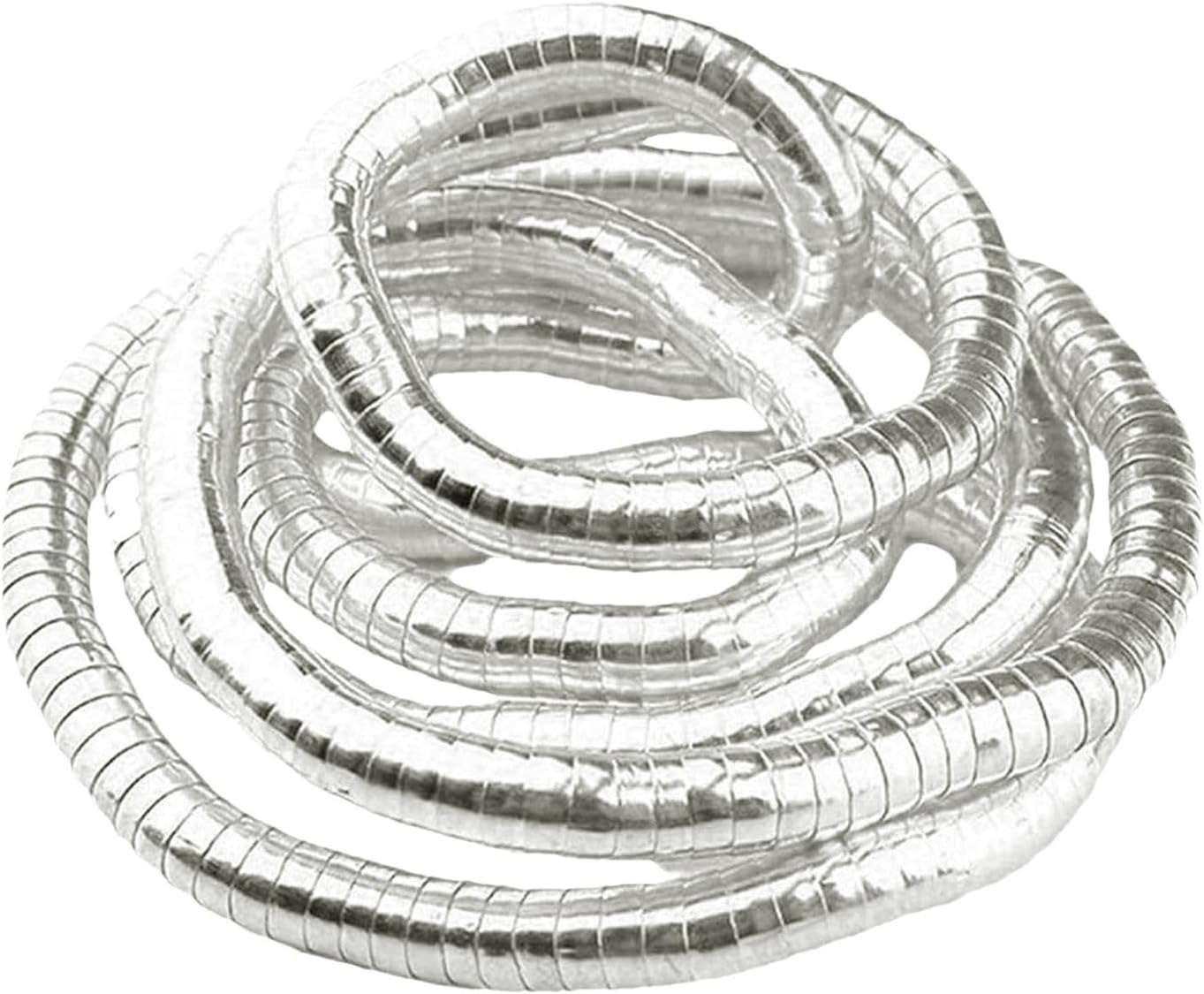 FLEXIBLE SILVER SNAKE CHAIN