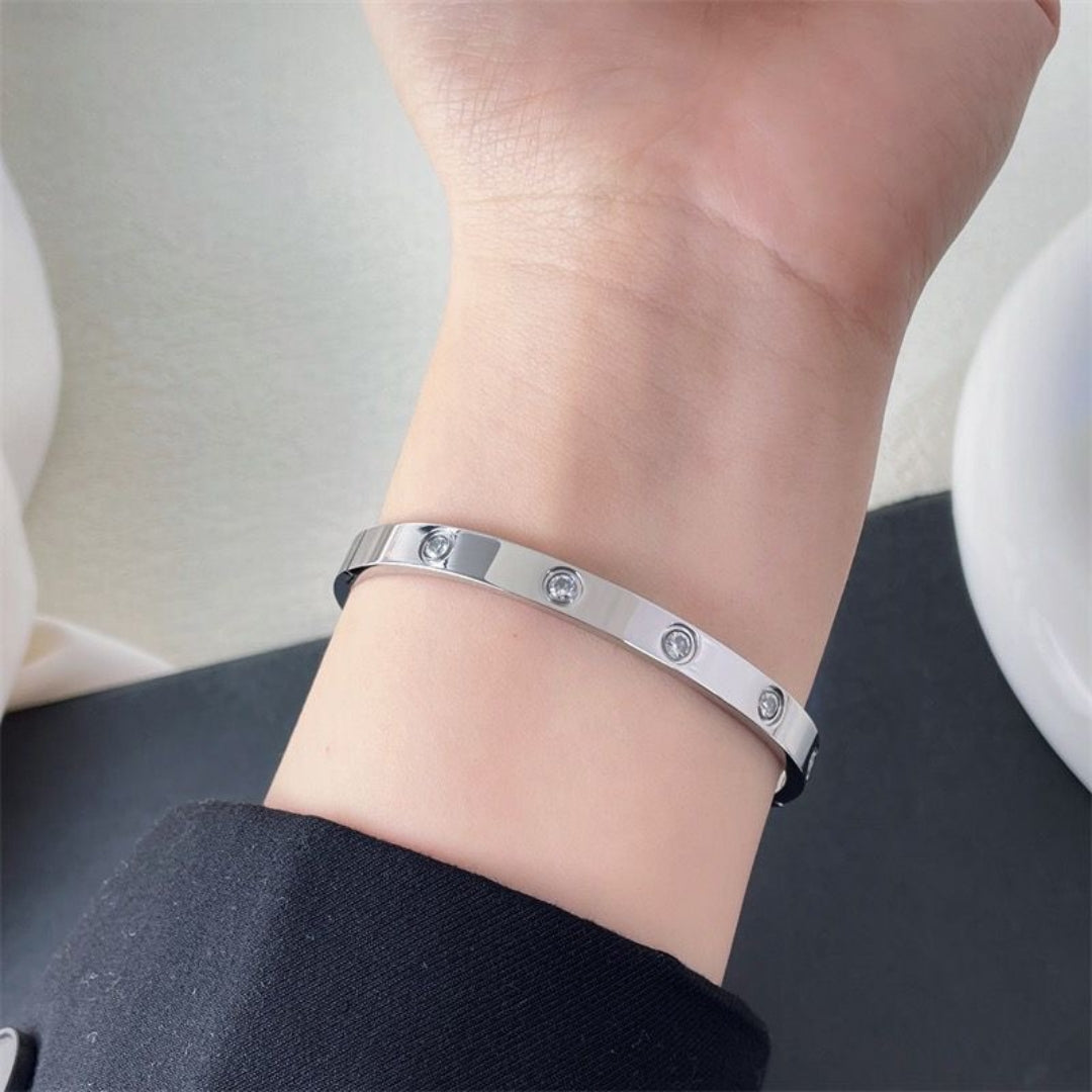 ETERNITY CHAIN BRACELET WITH ZIRCONIA