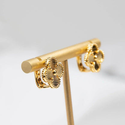 FOUR-LEAF | GOLD EAR STUDS