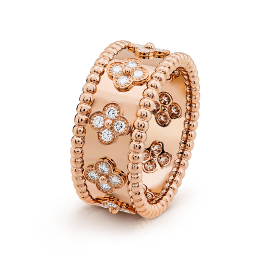 Abby Ring - Diamond / Rose