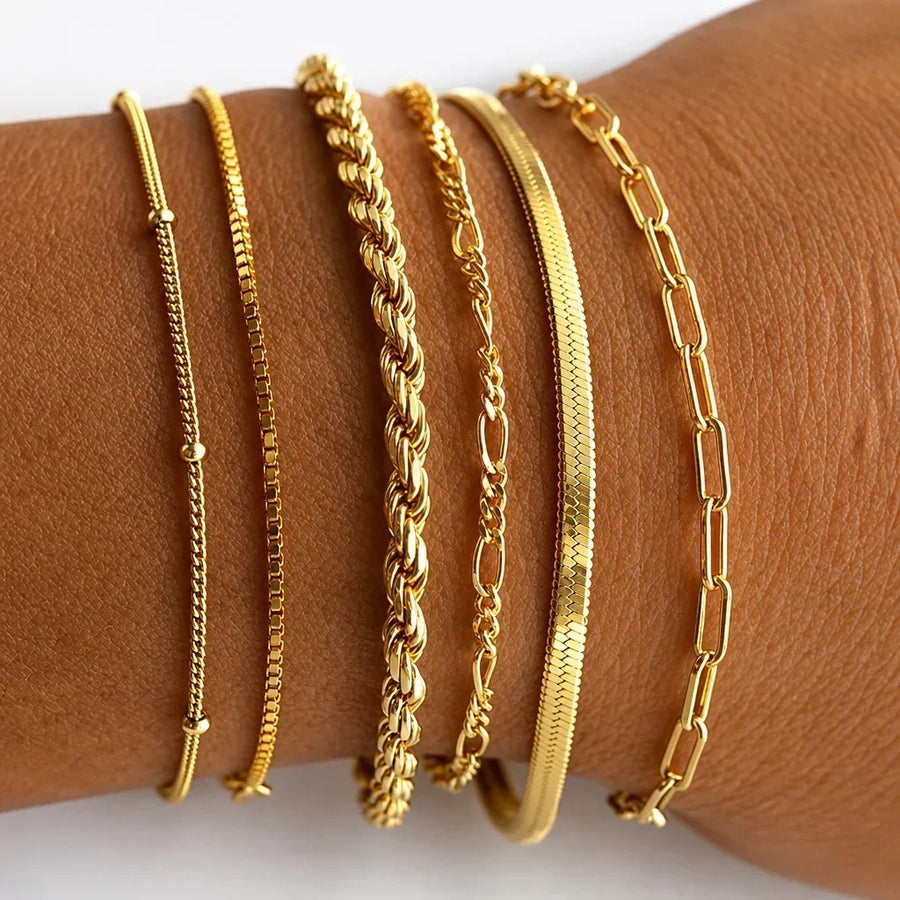 Isabella Vernetta Gold Bracelet Set