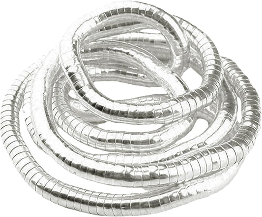 FLEXIBLE SILVER SNAKE CHAIN