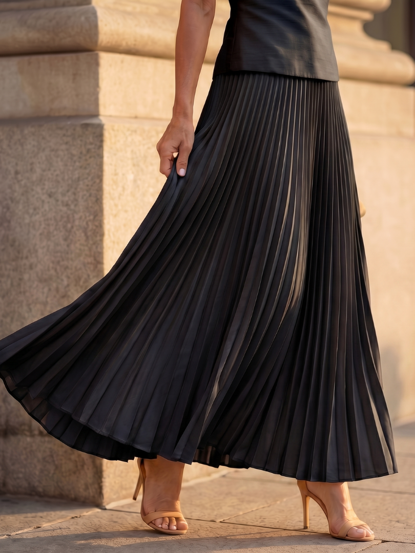 Rhodes - Structured Bodice Pleated Skirt Set