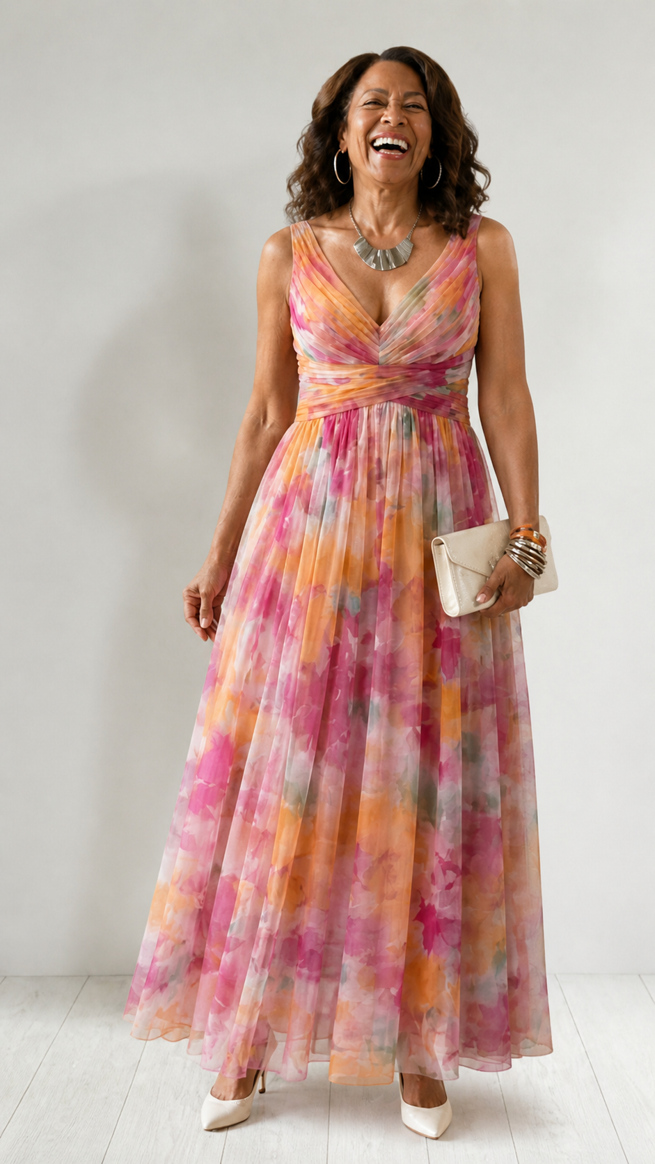 Grace - Soft Wrap Maxi Dress