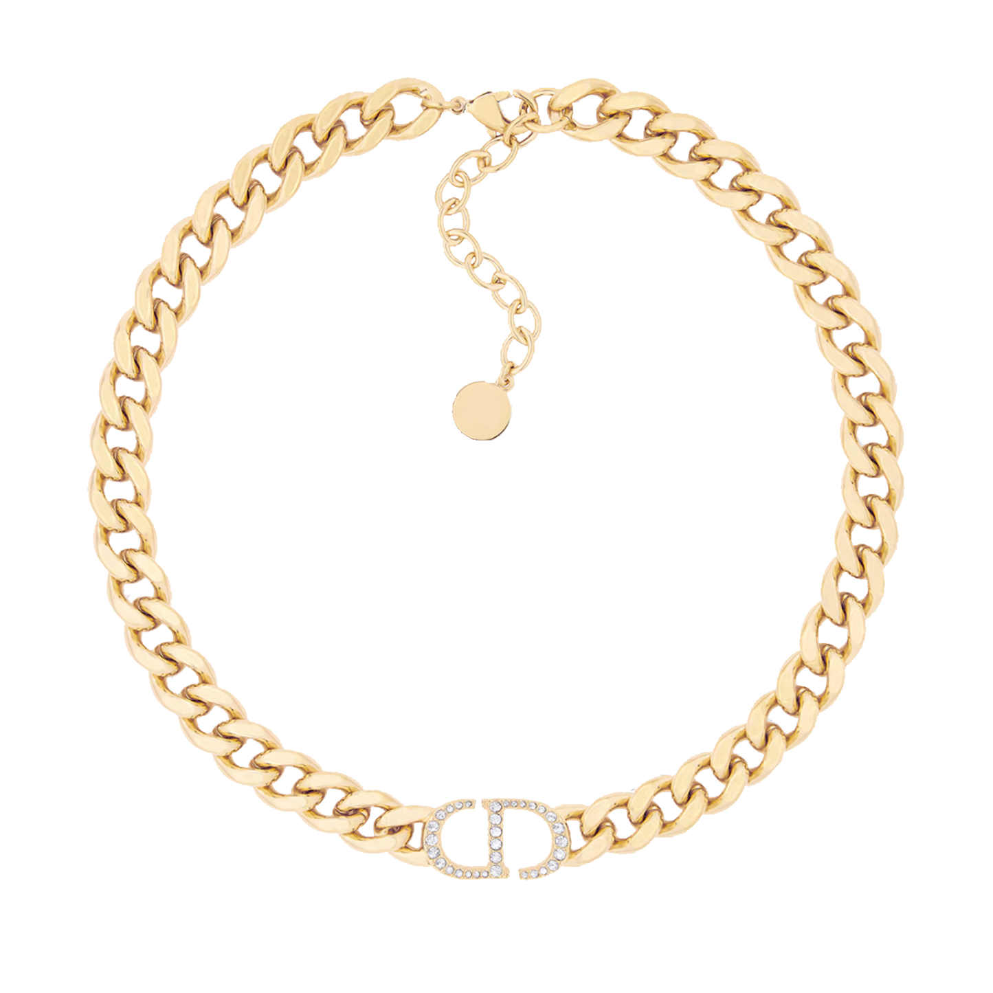 Diana Necklace - Gold Diamond (Logo)