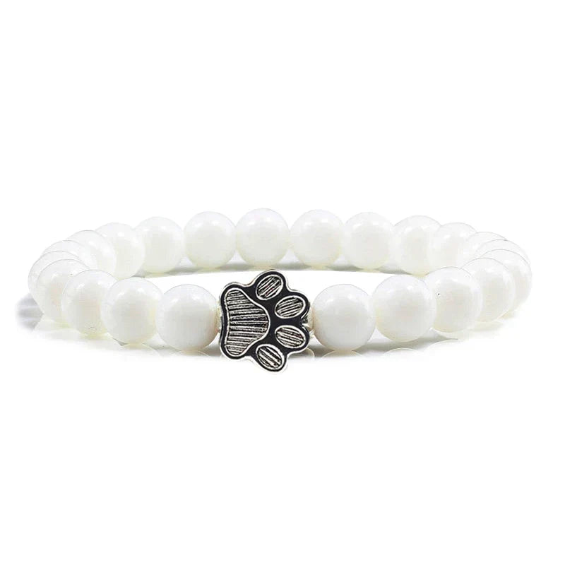 Crystal Paw Beaded Bracelet