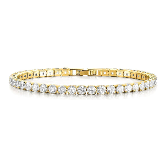 TENNIS BRACELET IN GOLD