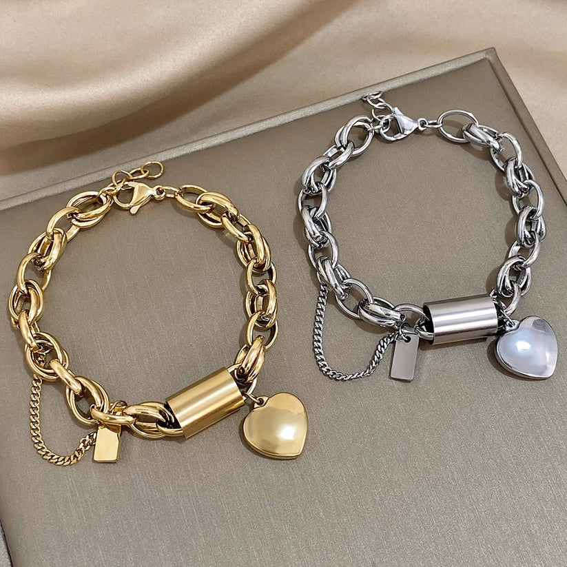 Heartened Gold Vintage Bracelet