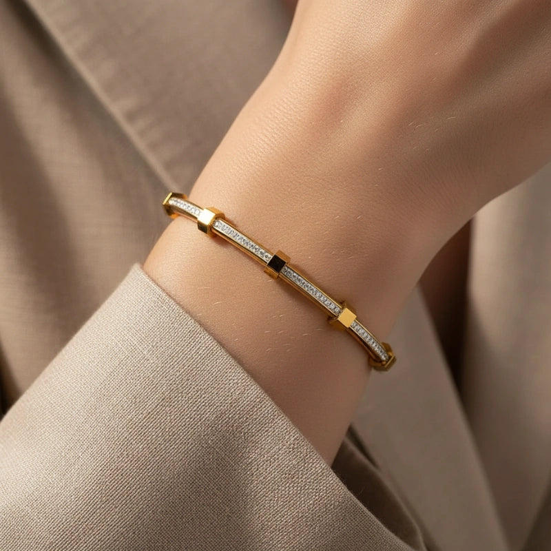 Stellar Bolt Bangle Bracelet