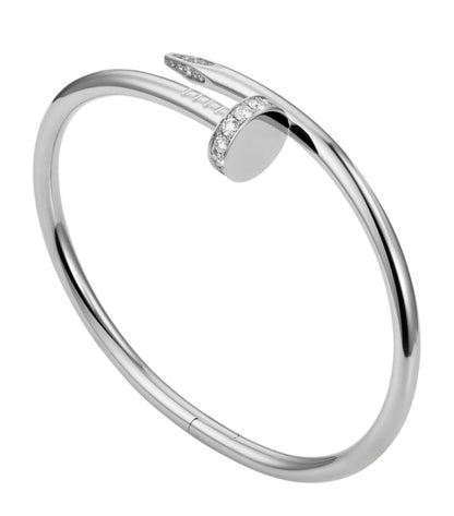ELEGANT NAIL DELUXE SILVER BRACELET