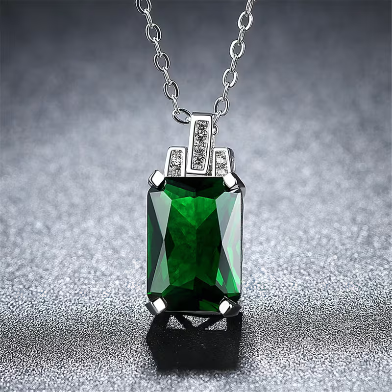 Modern Baguette Necklace