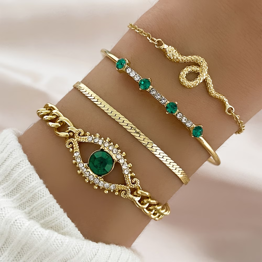 Snake Chain Eye Bracelet