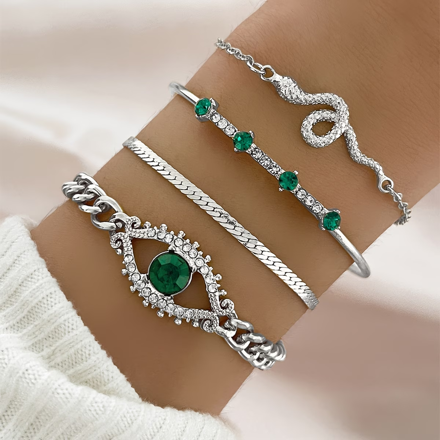Snake Chain Eye Bracelet