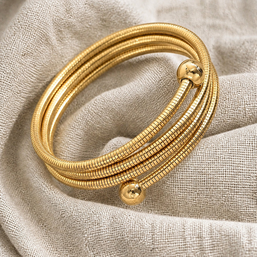 Golden Cascade Bracelet